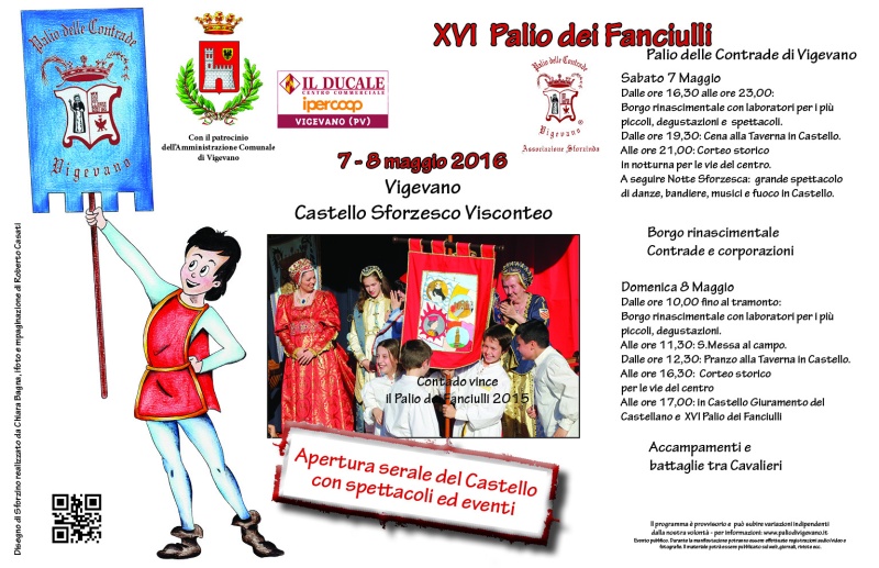 XVI PALIO DEI FANCIULLI - Vigevano - 7/8 maggio 2016 Maggio10