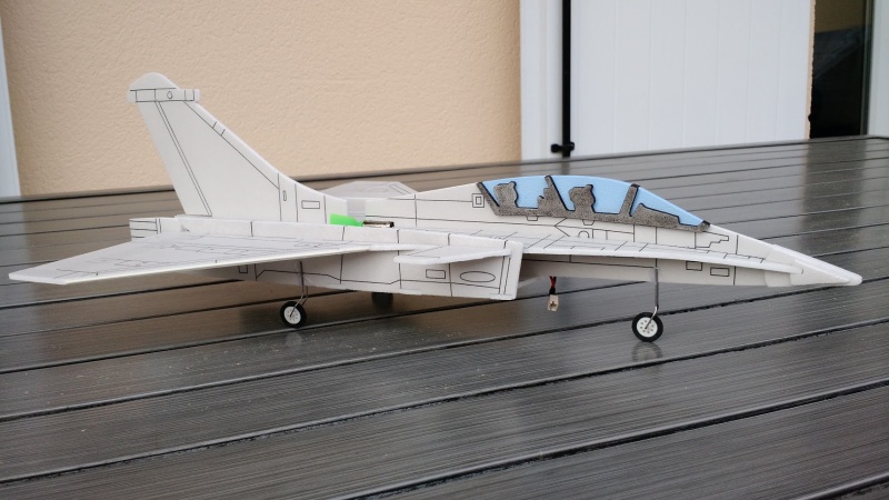 Réalisation d'un Micro Rafale indoor 110