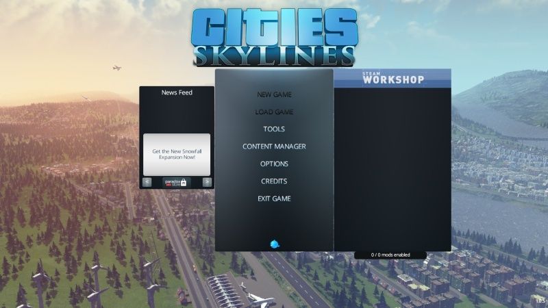 Cities Skylines "New Game" option greyed out [SOLVED] Cities10