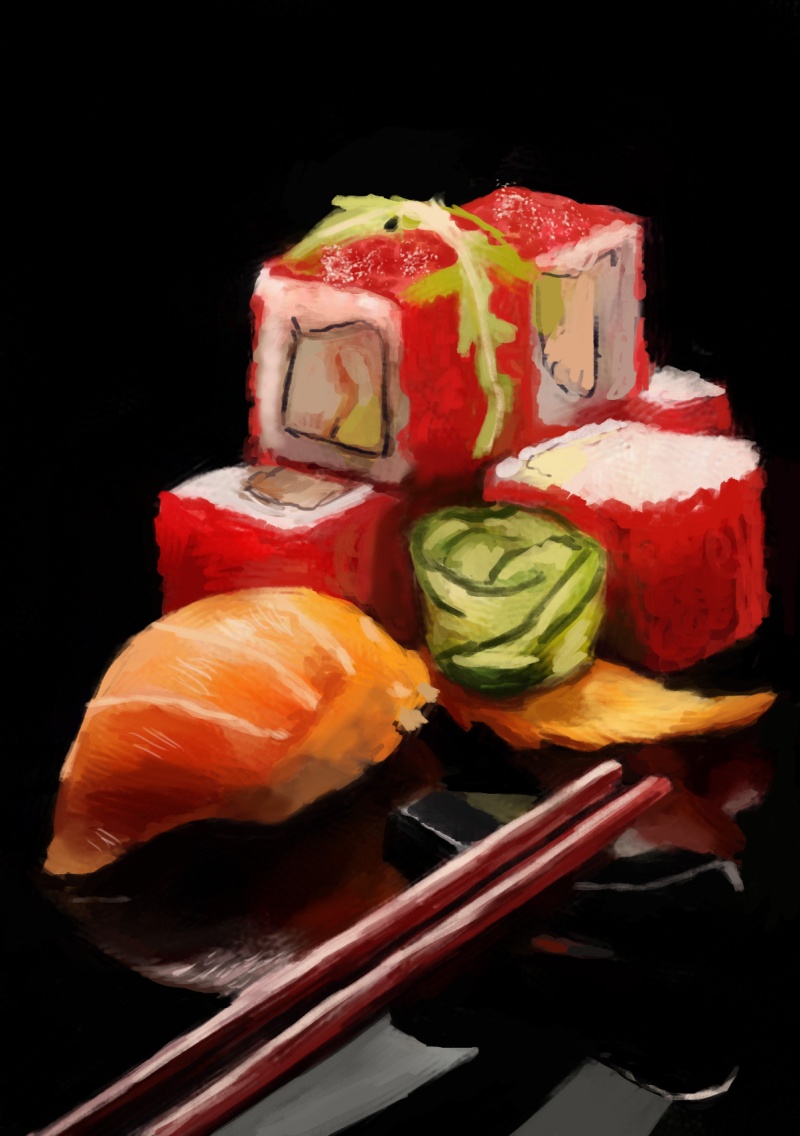 Twrch - croquis - Study painting - WIP  Sushis10