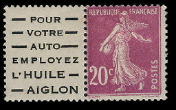 Semeuse bleue 30ct - N° 192 - Pub "Aiglon"  Aig_co10