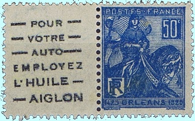 Semeuse bleue 30ct - N° 192 - Pub "Aiglon"  Aiglon10