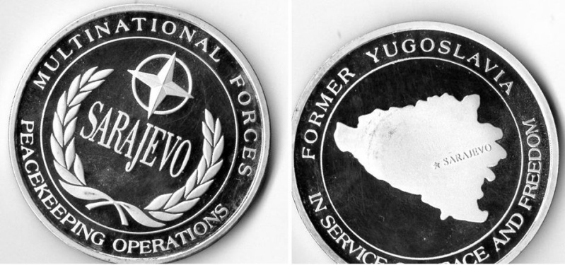 MY NATO Coin collection Sfor110