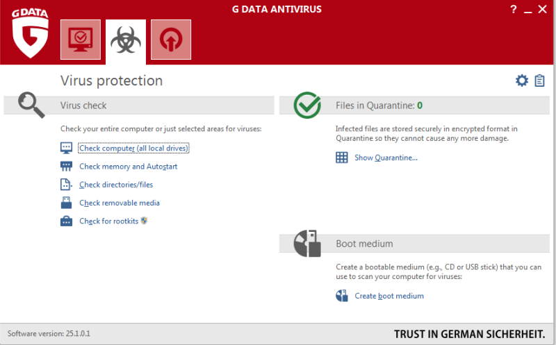 برنامج G DATA Antivirus لحماية الكمبيوتر من فيروسات الفلاشات والانترنت G-data11