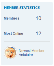 widget - Widget : Member Statistics Member10