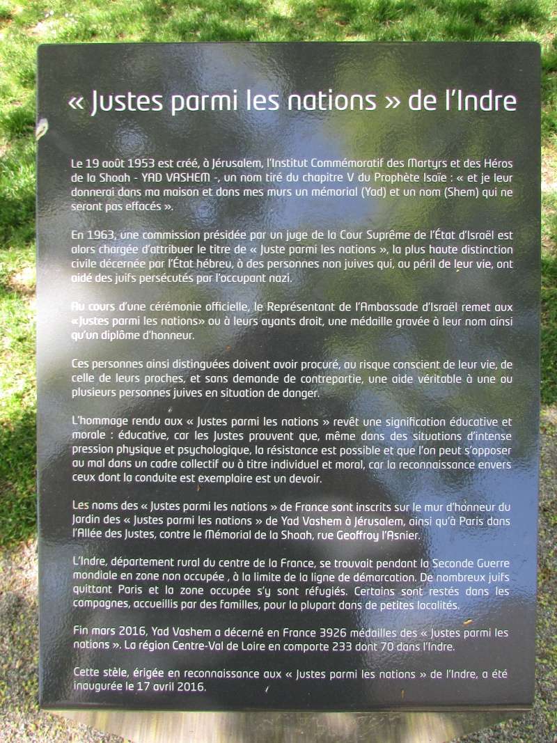 Stèle des Justes parmi les Nations (Indre) Img_7711
