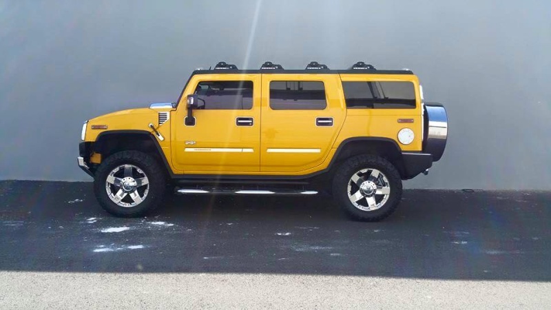 Mon Hummer H2 jaune 11258010