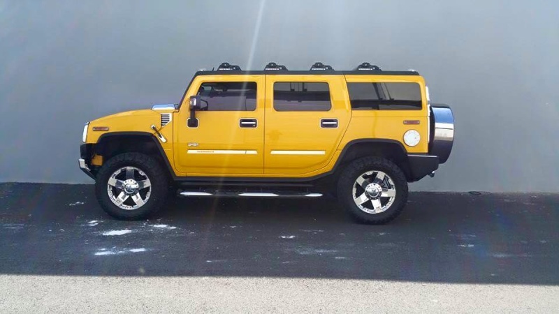 Mon Hummer H2 jaune  11258010