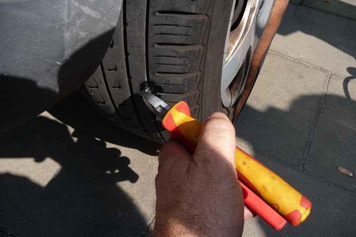  Reparación definitiva de neumático pinchado sin desmontar la rueda, fácil de reparar por uno mismo. 3010