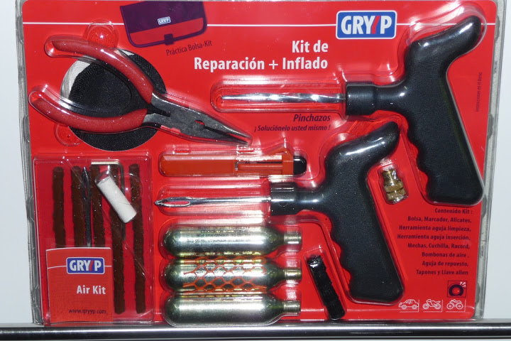  Reparación definitiva de neumático pinchado sin desmontar la rueda, fácil de reparar por uno mismo. 310