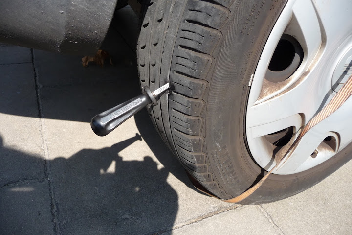 Reparación definitiva de neumático pinchado sin desmontar la rueda, fácil de reparar por uno mismo. 3110