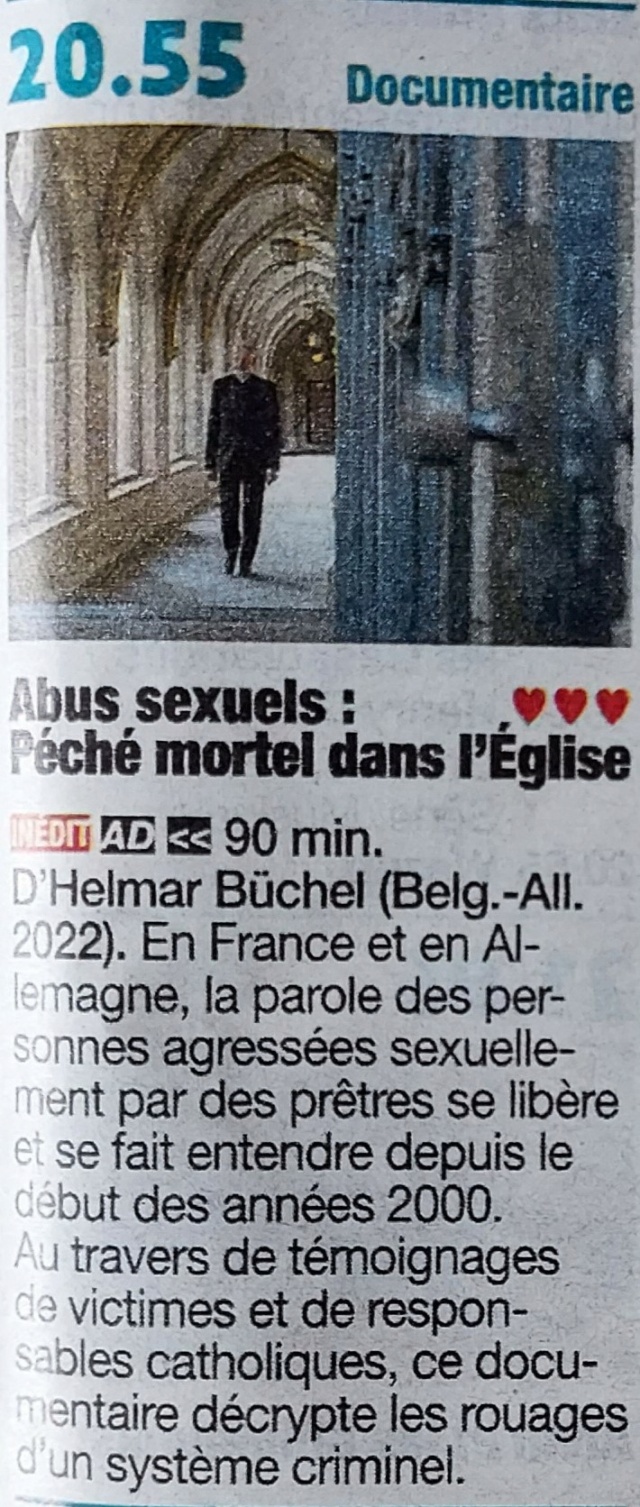 Abus sexuels dans l'Église : Jean-Marc Sauvé se confie sur sa « lourde tâche  - Page 2 20230410