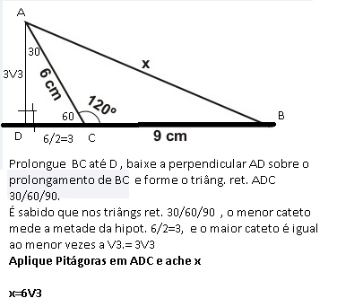 Relações métricas no triângulo retângulo Rai01318