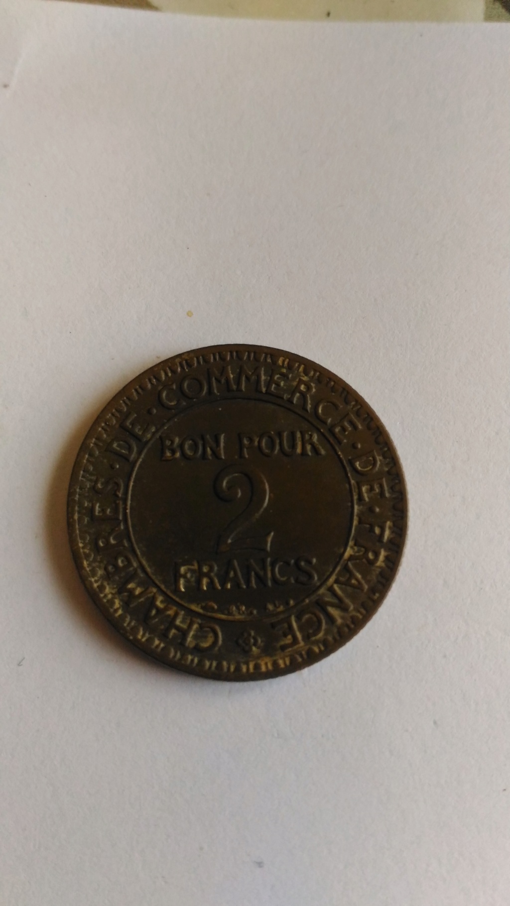 2 Francs Chambre de Commerce P_202055