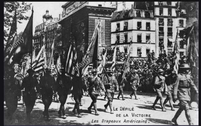 Parade militaire - Défilé de la Victoire Paris 14 juillet 1919 - 9 Boulevard S-Denis  Capt2413