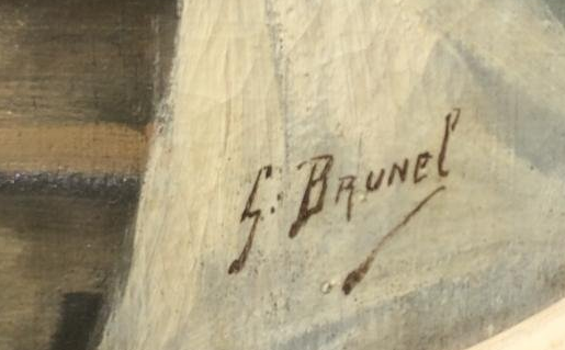 Portrait signé Brunel Capt2683