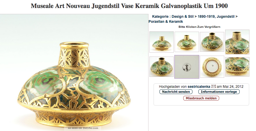 Vase Art Nouveau : Porcelaine et cuivre - Pillivuyt - Page 2 Capt2962