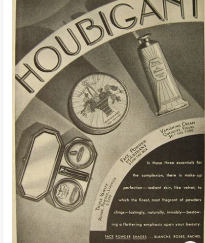 Poudrier Houbigant "Triple Vanity" de 1930. Capt3359