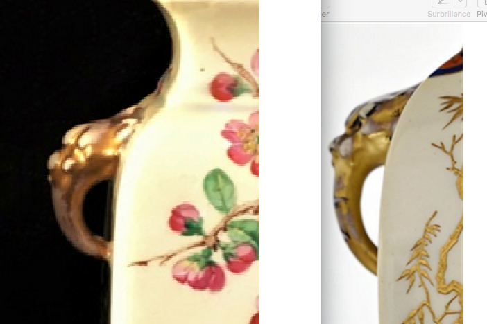 2 vases à décor d'oiseaux, papillons et fleurs a priori Louis Pierre Malpass Capt3372