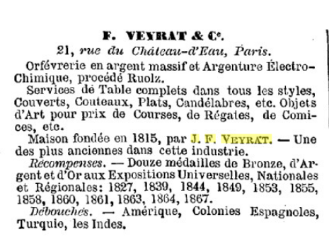 Rechaud Jan Francois Veyrat, 19eme siecle? Capt3615