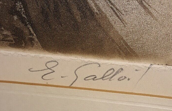 Huiles sur panneau d’Emile Gallois signées E Galloy Capt4192