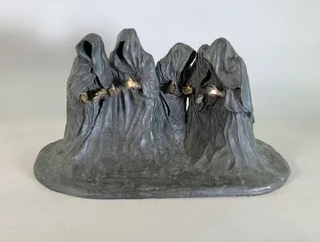 Mystérieuse sculpture bronze contemporain Capt4301