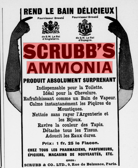 Bouteille "Scrubb's Ammonia" pour datation Capt4536