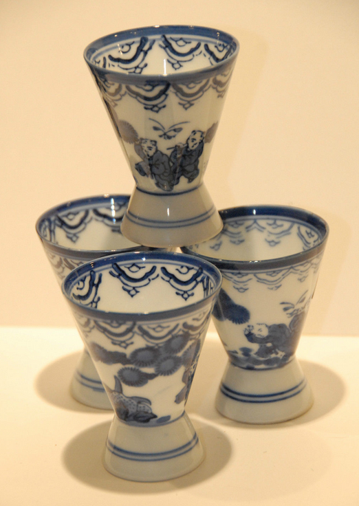 tasses en porcelain Karako boys Japon Captu676