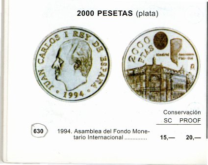 Monedas de 2000 Ptas de Plata 92022118