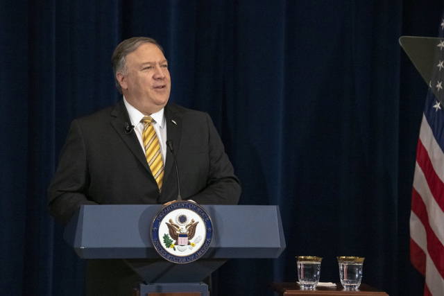 Secretario de Estado de EEUU, Mike Pompeo Mike Pompeo