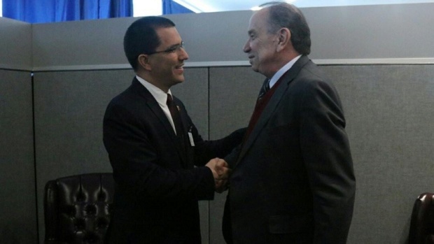 Jorge Arreaza y Aloysio Nunes