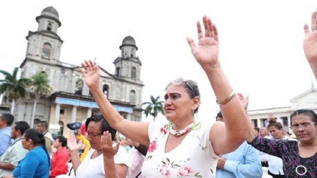 Nicaragüenses piden por la paz y la reconciliación y exigen a la oposición cesar violencia Clamor10