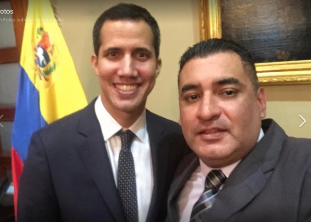 Juan Guaidó y Kevin Rojas Juan Guaidó y Kevin Rojas