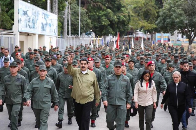 Maduro y FANB