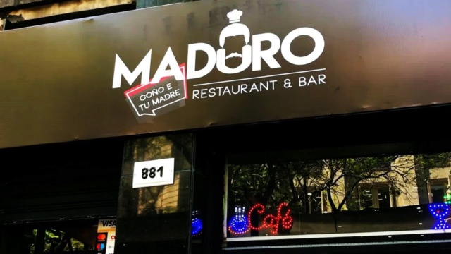 Restaurant «Maduro coño e’ tu madre»