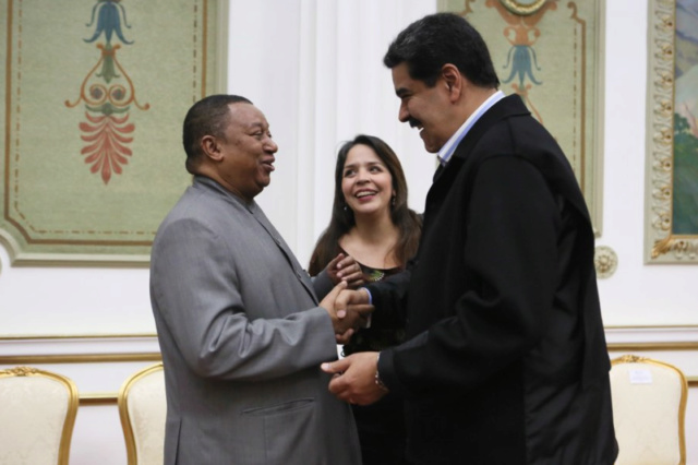 Presidente Nicolás Maduro y Mohammed Sanussi Barkindo