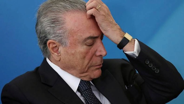 Temer es el presidente más impopular en la historia de Brasil Temerc10