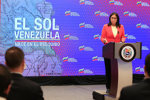 La vicepresidenta ejecutiva de Venezuela, Delcy Rodríguez