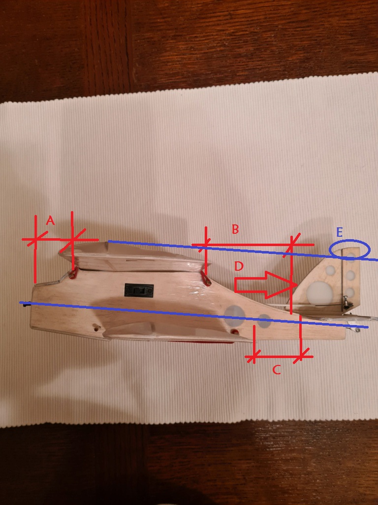 RC plane for TeeDee 010 and 020 engines 16005410