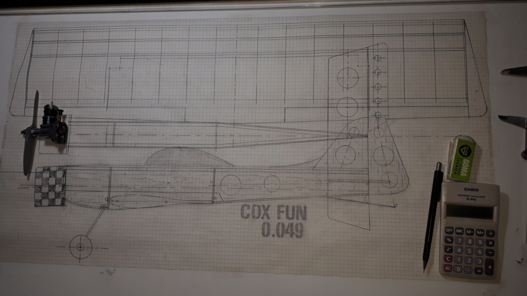 Cox engine .049 r/c & COX FUN MODEL 20200934