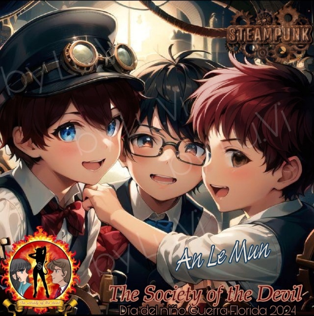 ????*** The society of the devil***????   Entrega de firmas día del niño Steampunk  Picsa287