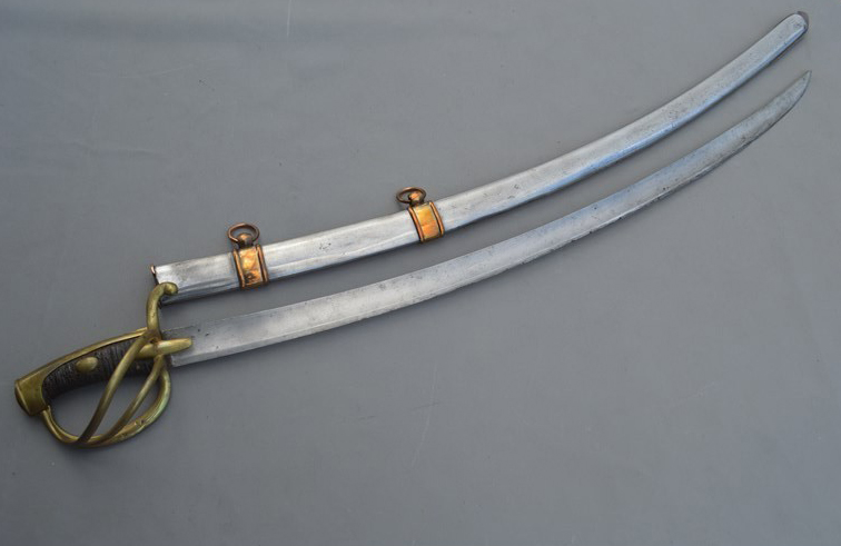 Sabres napoléoniens avec poinçon "A" B110