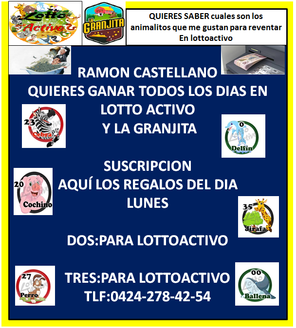 AQUI ESTAN LOS REGALOS ABIERTOS EN LOTTOACTIVO Y LA GRANJITA A GANAR PERO RECUERDA TODO NO PUEDE SER REGALAO Animal14