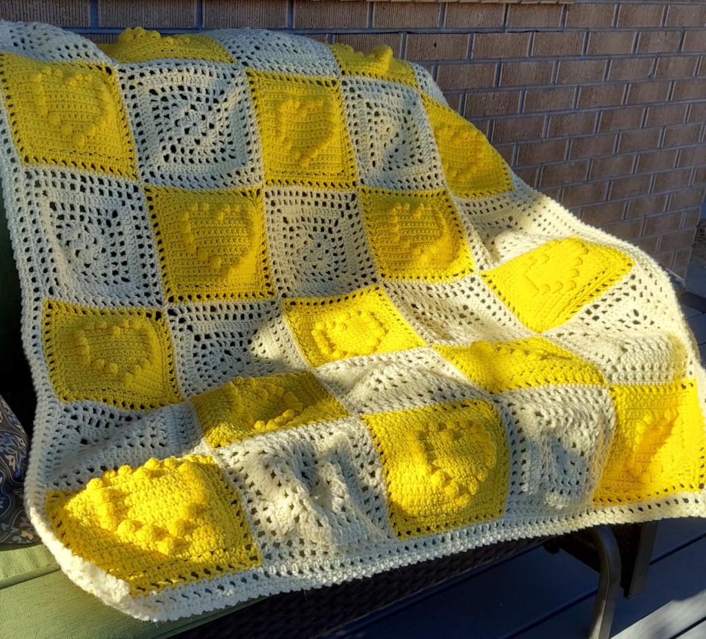 Newest crochet project completed just before surgery 20211210