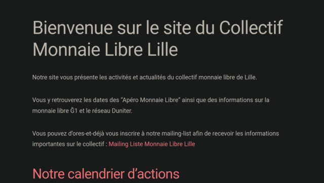 Le site du Collectif Monnaie Libre Lille Lille10