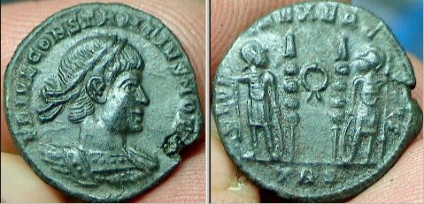  Identification d'une autre monnaie romaine du IV° siècle ? _trier10