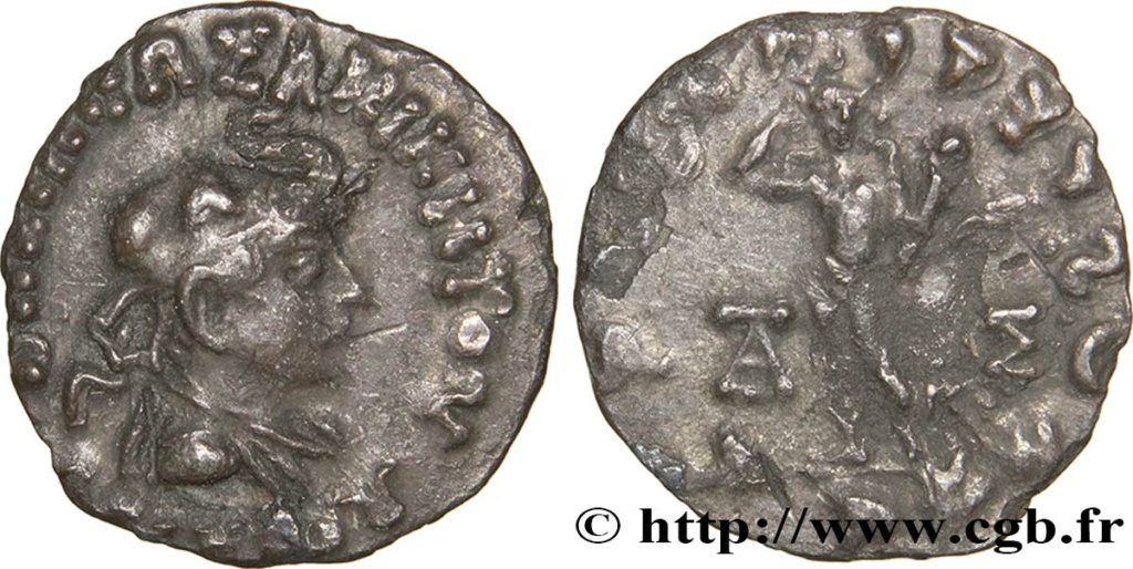 Silver Drachma of Lysias Anicetus, second half second century BCE Bgr_3310