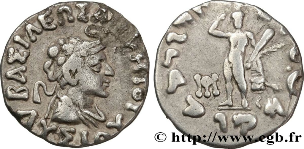 Silver Drachma of Lysias Anicetus, second half second century BCE Bgr_5410