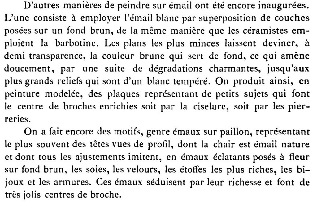 Probablement petite broche ancienne, type "héraldique", fin XVIIe - début XVIIIe Email_10