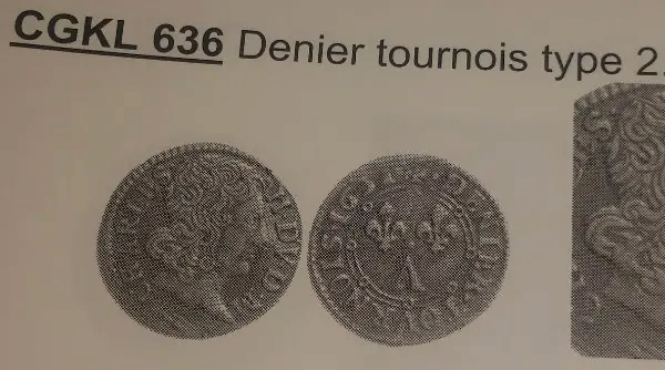 Denier Tournois de Charles II de Gonzague 1651 au V inversé Picsar10
